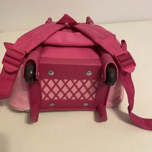 Girl Novelty Disney Princess Mini Suitcase Rolling Backpack 4x12” School Travel - Picture 10 of 13